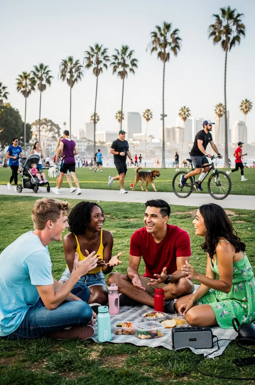 Meal prep containers filled with healthy meals for the week.